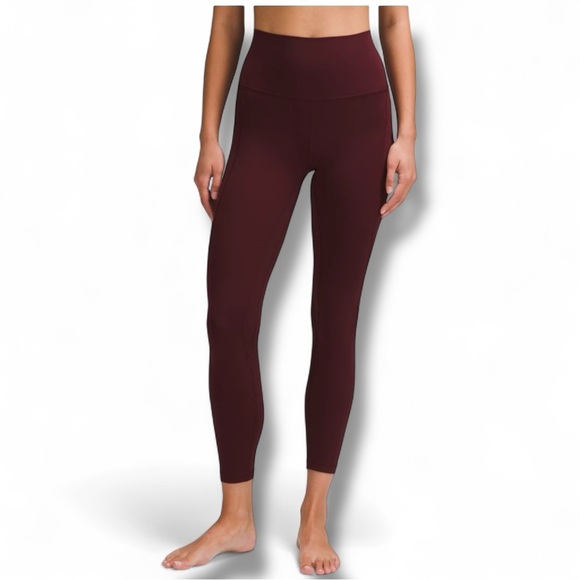 LULULEMON Align High-Rise Pant with Pockets 25 - Size 16 Garnet - Picture 1 of 10